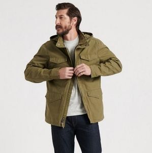 Lucky Brand M-65 Field Jacket Burnt Olive Large